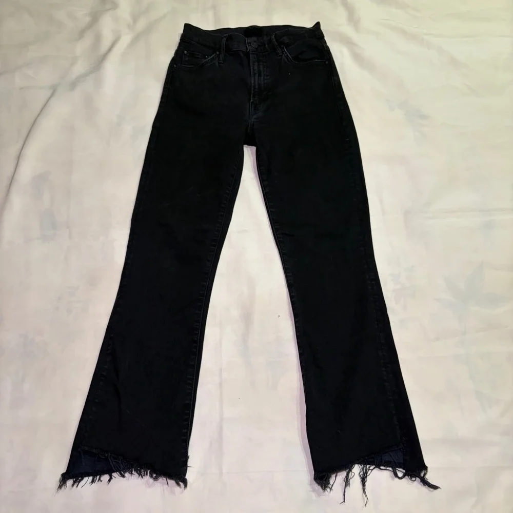 MOTHER- The Insider Crop Two Step Ankle Fray Not Guilty Size 27 Jeans